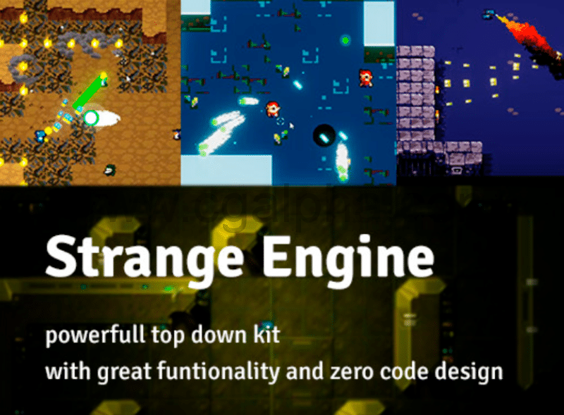 Unity – 2D游戏开发插件包 Strange Engine 2D Top Down Kit