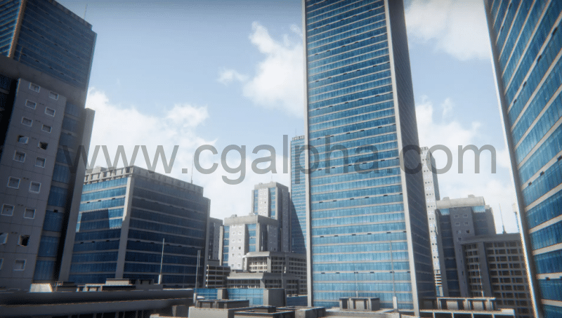 Unity – 城市天际线3D模型 City Skyline