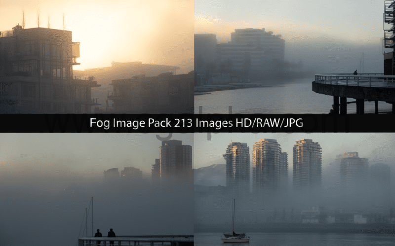 190张城市雾景MP参考素材 Fog image pack 190 images