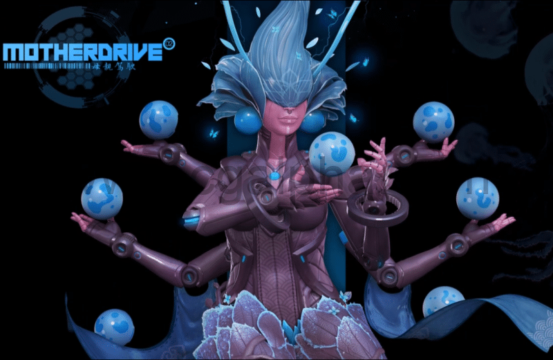 【中文字幕】Zbrush中的硬表面女性角色雕塑 Hard Surface Fantasy Female Character Sculpting In Zbrush