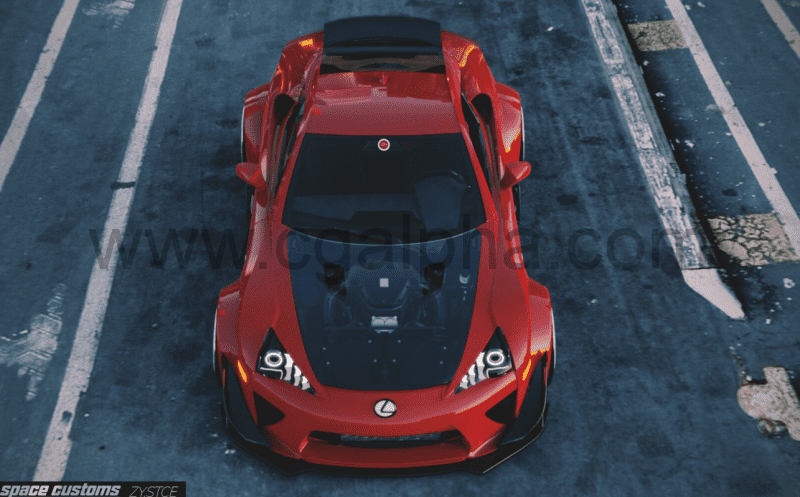 雷克萨斯 LFA 跑车3D 模型 Lexus LFA tuned 3D model