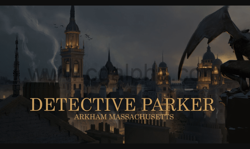 PS数字绘景城堡场景PSD 文件