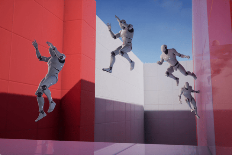 【UE4】动态跑酷 Dynamic Wall Run_CGalpha