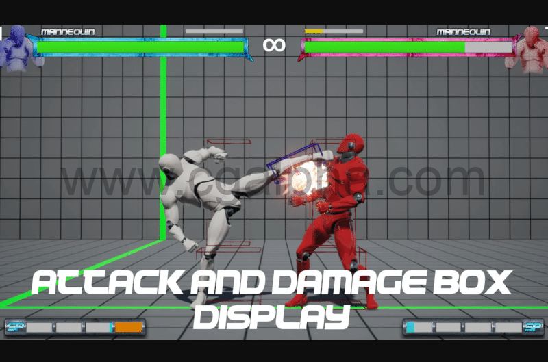 【UE4/5】格斗游戏模板项目 Fighting games template project