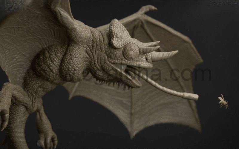 【中文字幕】ZBrush教程 – 大师级写实生物创建 Designing & Modeling a Creature with Scales