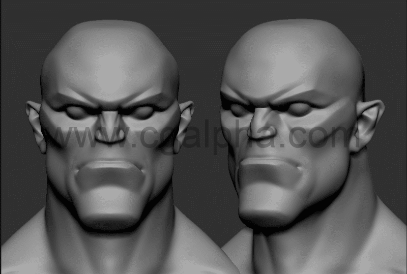 风格化人物模型 Stylized enemy basemesh1