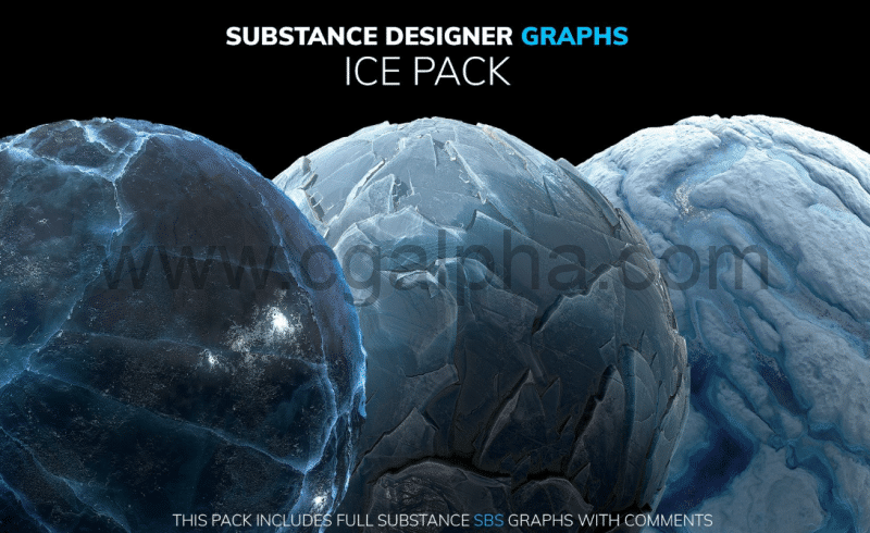 Substance Designer 冰材质包  Ice Pack