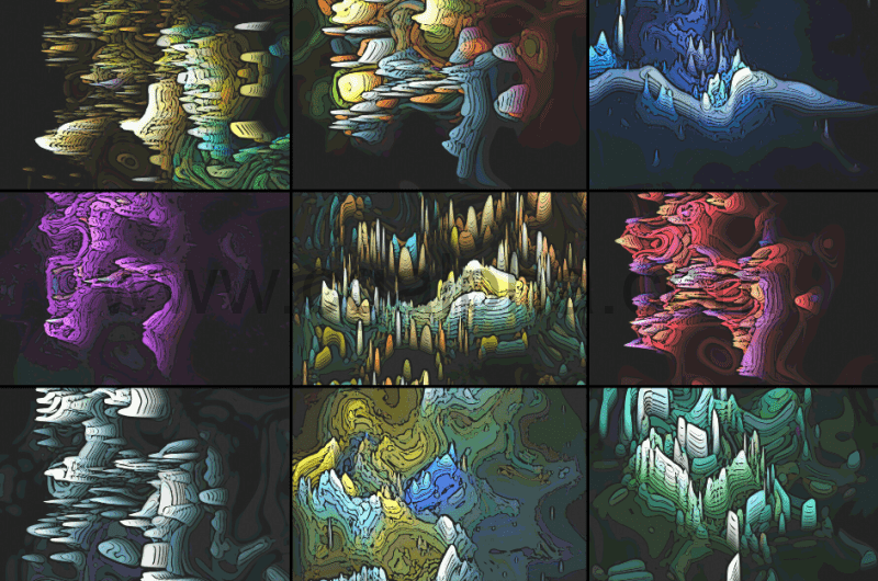 50 种迷幻世界背景 50 Psychedelic Worlds Backgrounds – Vol. 2