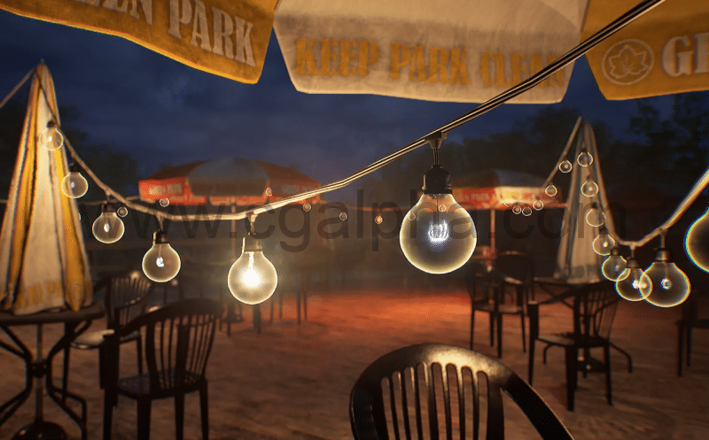 UE4/5插件 – 灯串插件 String Light Plugin