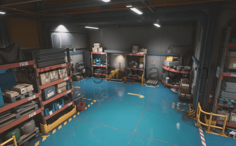 【UE4/5】储物间环境资产 Storage House Set