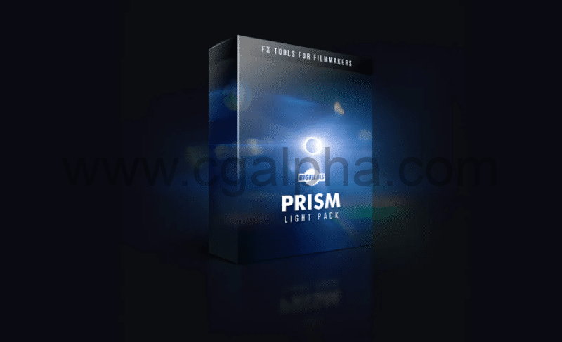 【视频素材】123个科幻史诗电影镜头变形散光效动画 PRISM Light Pack