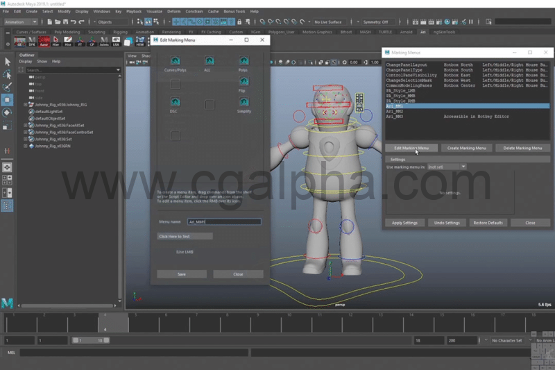 【中文字幕】用于MAYA 动画自定义教程 MAYA CUSTOMIZATION FOR FASTER ANIMATION