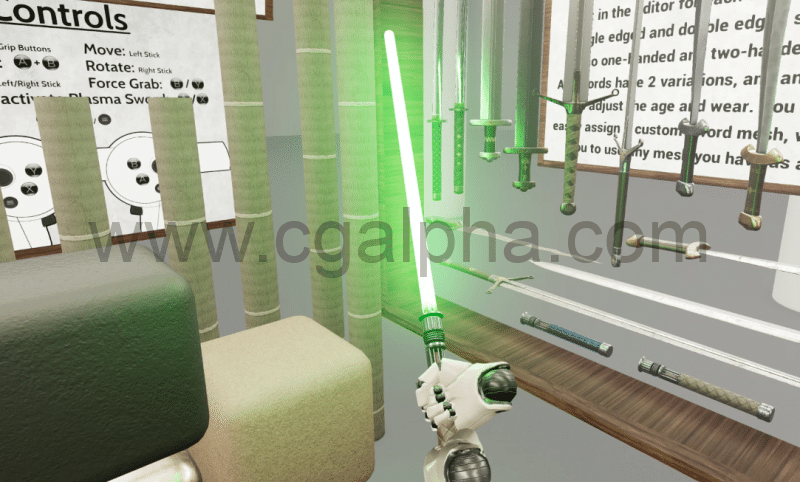 UE4/5插件 – VR游戏切割系统 VR Swords and Slicing System