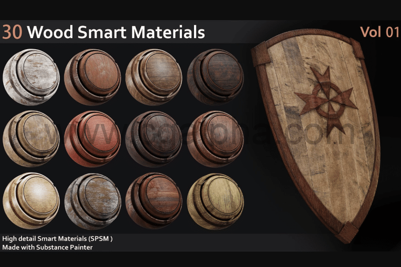 30 种木质智能材质 Wood Smart Materials Vol1