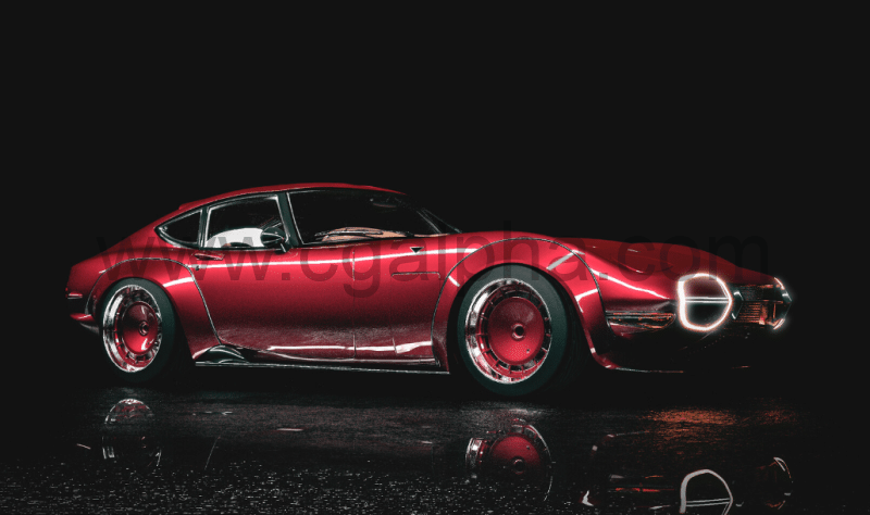模型资产 – 丰田汽车3D 模型 Toyota 2000GT Reimagined 3D model 模型资产 – 丰田汽车3D 模型 Toyota 2000GT Reimagined 3D model