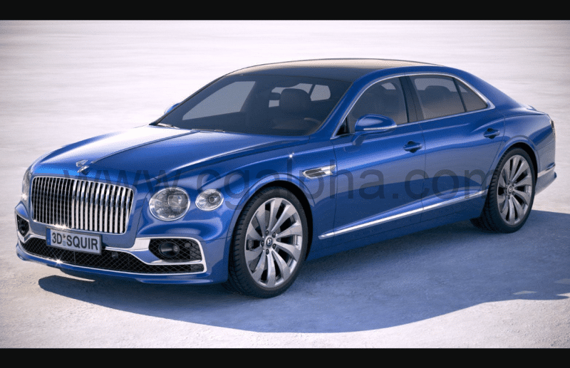 模型资产 – 写实汽车宾利 Bentley Flying Spur 2020 3D model