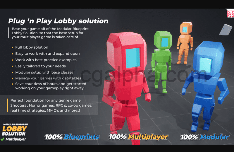 【UE5】多人蓝图大厅解决方案 Multiplayer Blueprint Lobby Solution