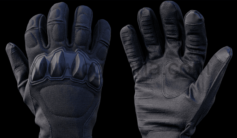 扫描手套模型 Tactical Gloves 037