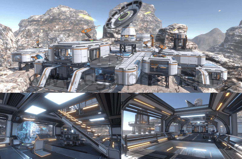 Unity – 3D科幻关卡套件 3D Scifi Kit Vol 2