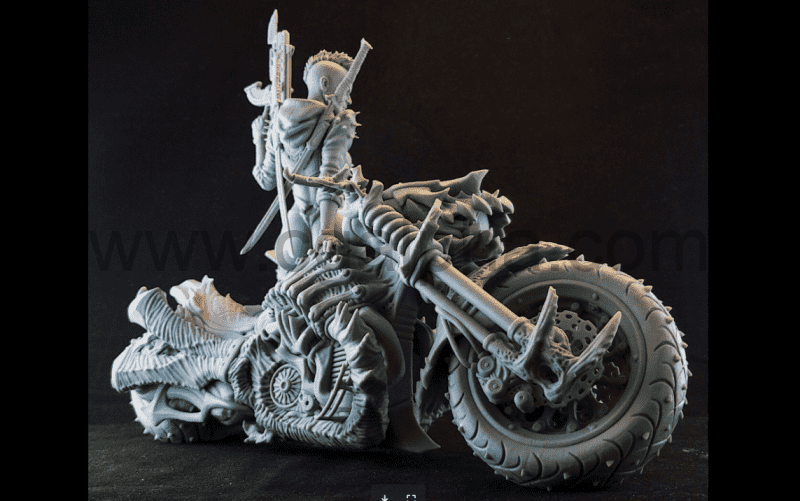 模型资产 – 摩托车3D打印模型 3D Print Model STL