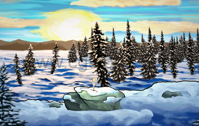 Unity – 2D游戏冬季森林 2D Winter Forest 4K Art Pack