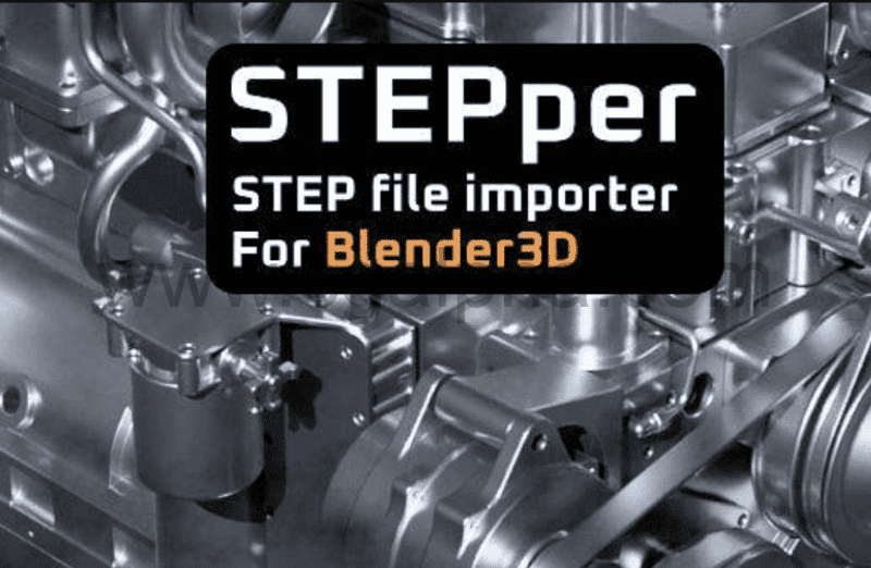 Blender插件 – 适用于 Blender 的 STEPper 插件
