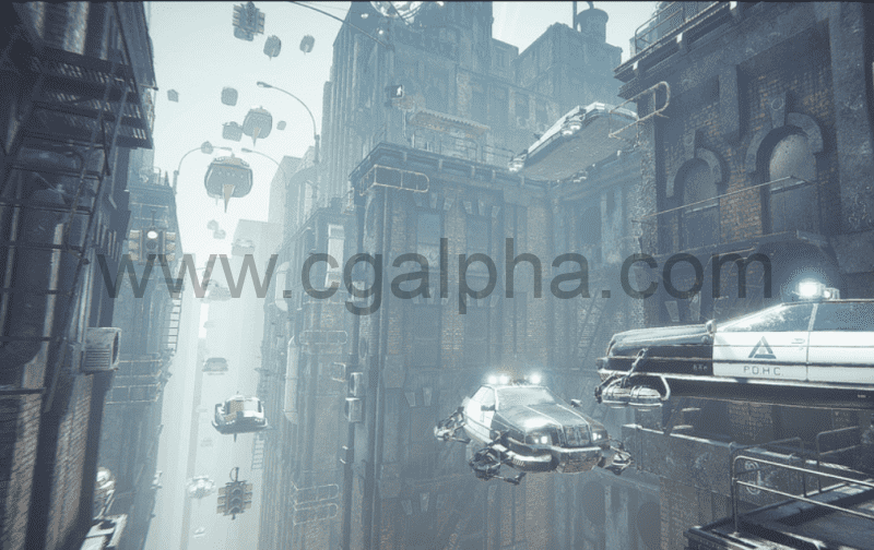 Unity – 赛博朋克城市环境 cyberpunk – High City