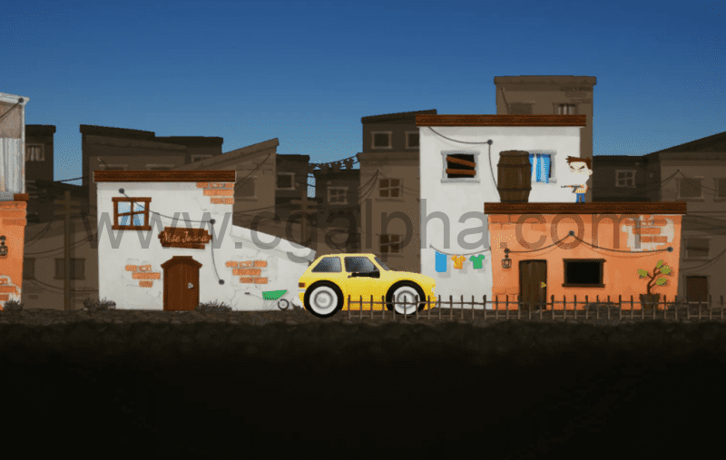 UE4插件 – 2D汽车战斗系统 2D Car Combat Fire System