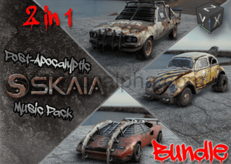 Unity – 暗黑风格游戏音效 Post-Apocalyptic Road Warriors Bundle