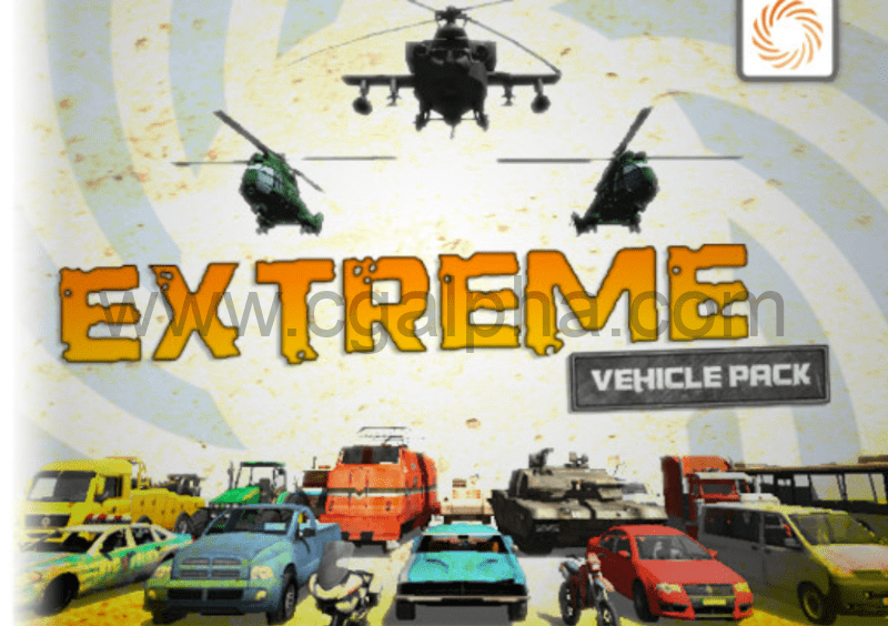 Unity – 汽车飞机模型 Extreme Vehicle Pack