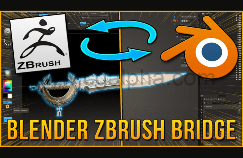 Blender插件 – 桥接插件 Blender to Zbrush Bridge