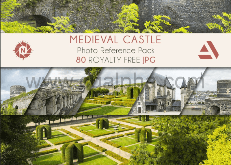 中世纪城堡照片参考包 Photo Reference Pack Castle Volume