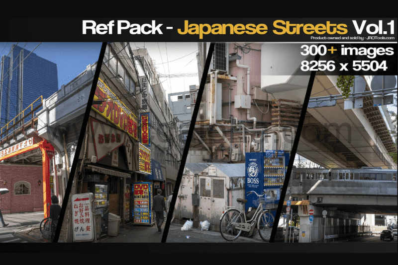 日本街头城市街道参考照片 Japanese Streets