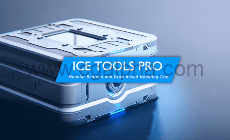 Blender插件 – 模块化布尔建模工具 Ice Tools Pro