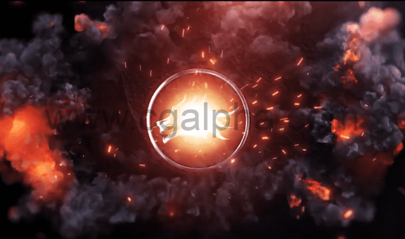 AE脚本 – logo片头动画 Fire Logo Impact