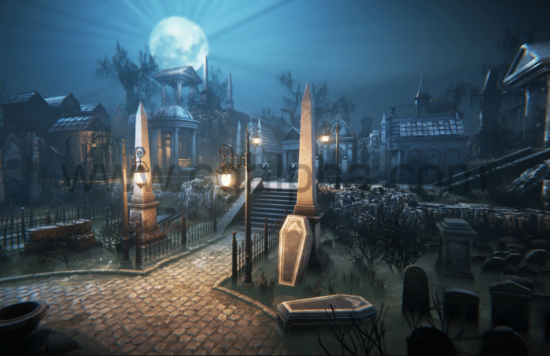 【UE5】破旧墓地 Old graveyard