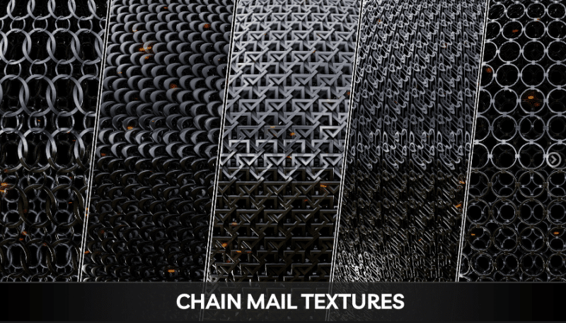 20 种盔甲细节贴图 20 Chain Mail Textures