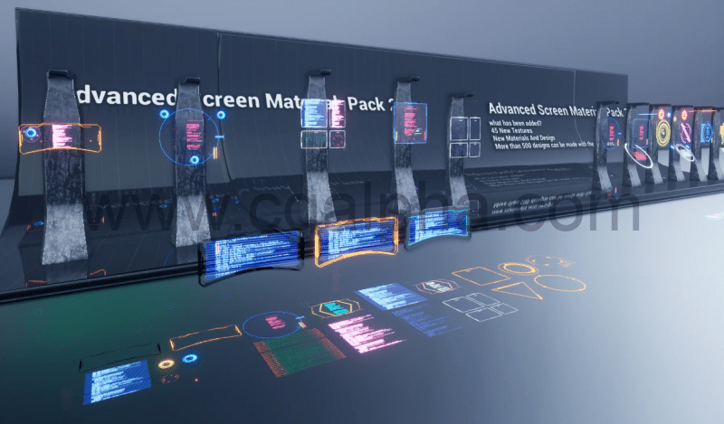 【UE4】高级屏幕材质 Advanced Screen Material 3 / AI SOURCES