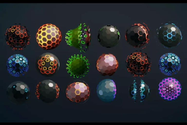 Spheric Texture Unity Unity – 科幻球形特效包 Sci-Fi Spherical FX Pack_CGalpha