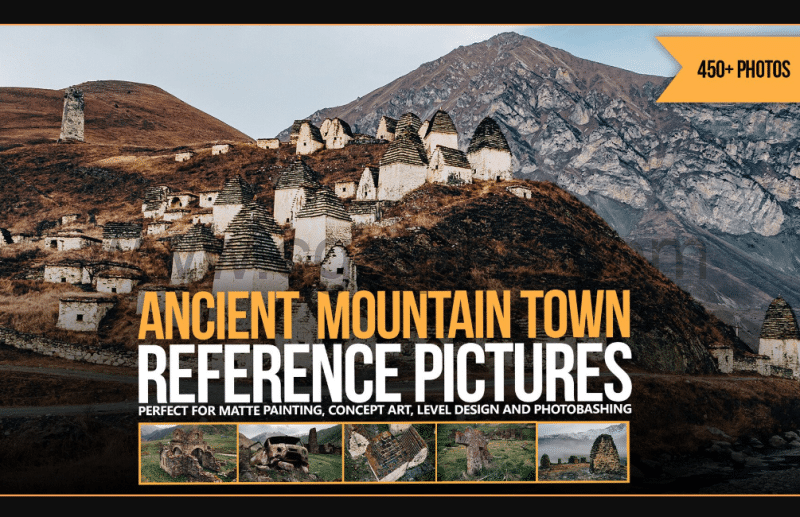 450 张古山镇参考图片 450+ Ancient Mountain Town Reference Pictures