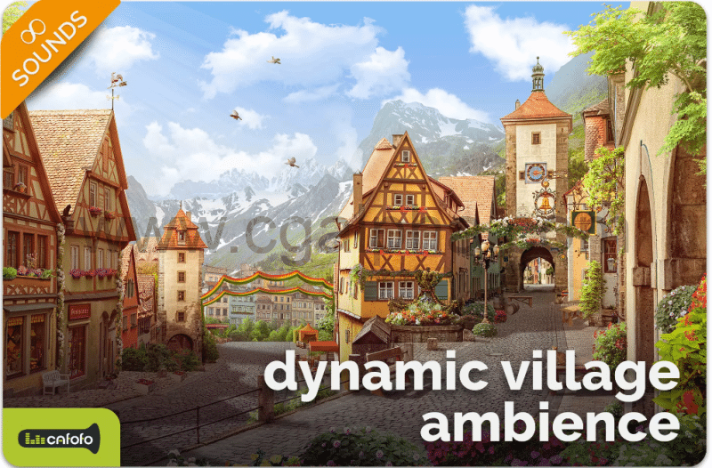 Unity – 动态乡村氛围 Dynamic Village Ambience