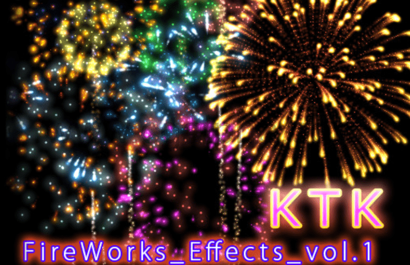 Unity – KTK烟花效果卷 KTK Fireworks Effects Volume1